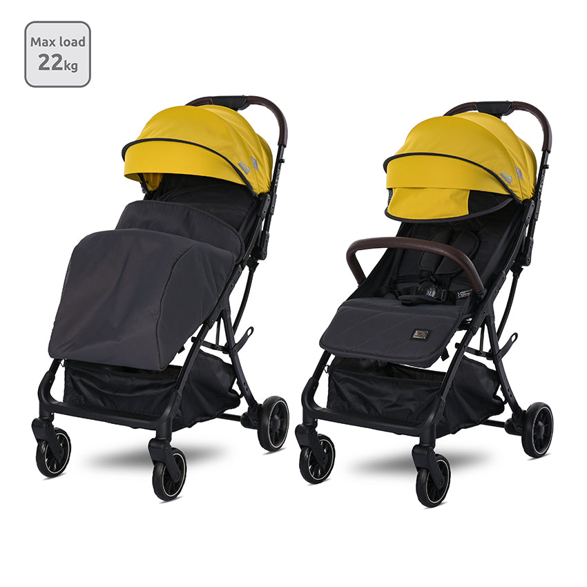 Cărucior E.Stroller Minori Până la 22 Kg Pliabil Automat Lemo