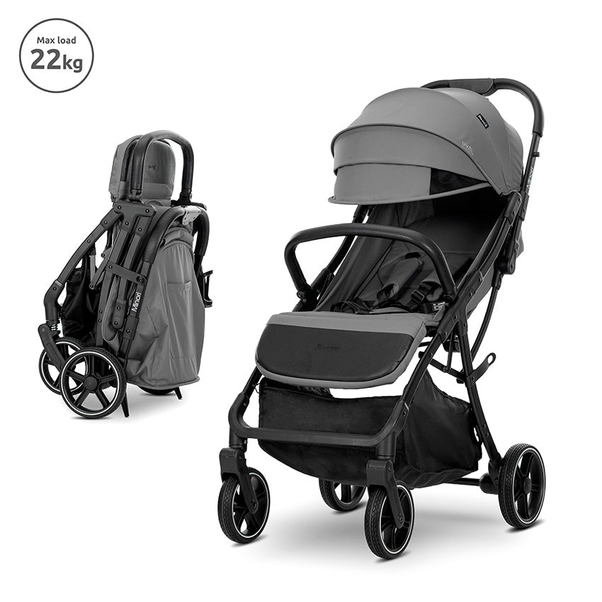 Babakocsi Minori Grey 22 kg-ig Automata Összecsukás Lorelli Premium