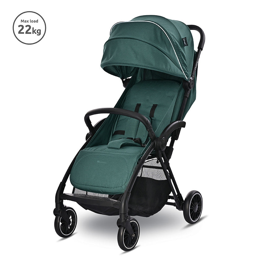 Babakocsi Quick 22 kg-ig Automata Összecsukás Smoke Lorelli Premium