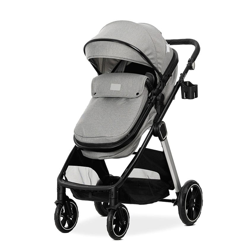 Cărucior Aspen Grey 3 în 1, până la 22 kg, cu transformare