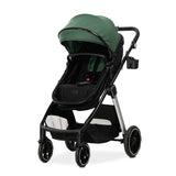 Cărucior Aspen Green 3 în 1, până la 22 kg, cu transformare