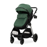 Cărucior Aspen Green 3 în 1, până la 22 kg, cu transformare