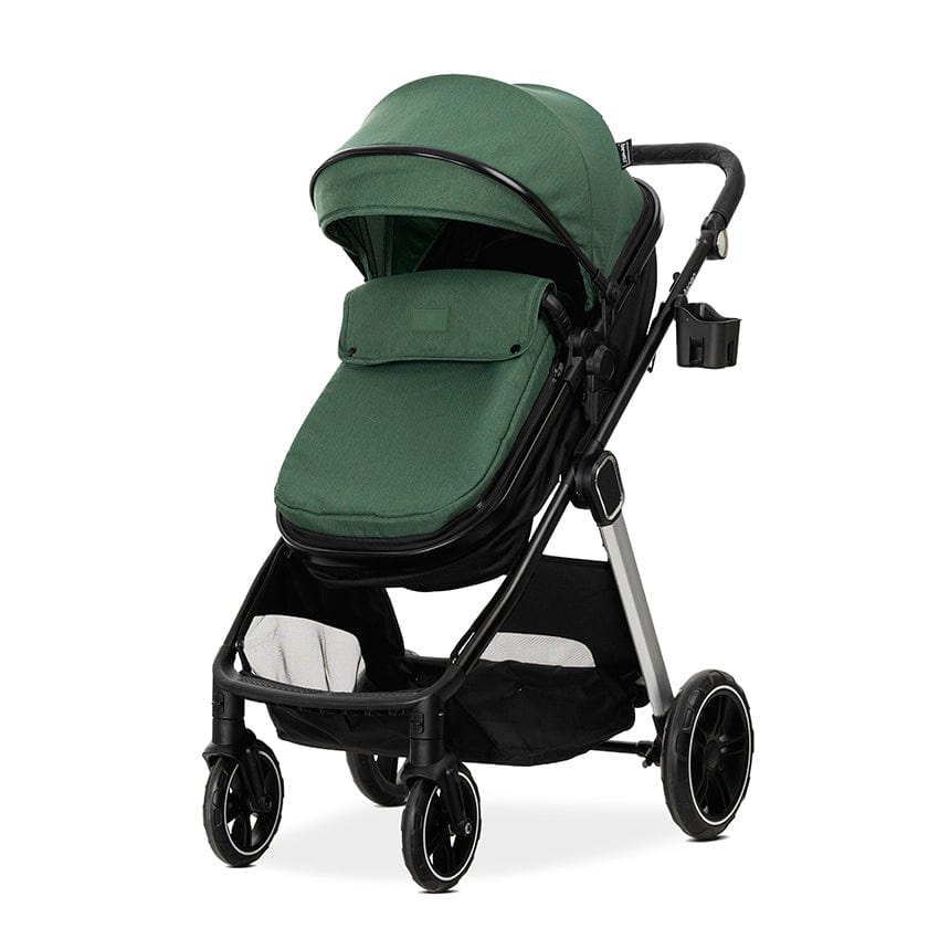Cărucior Aspen Green 3 în 1, până la 22 kg, cu transformare