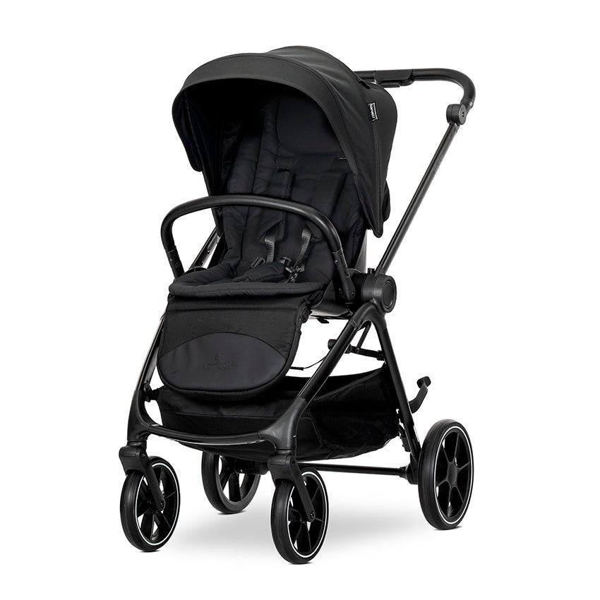 Д.количка Venice Black 2в1 До 22 Кг С Кош За Новор Lorelli Premium