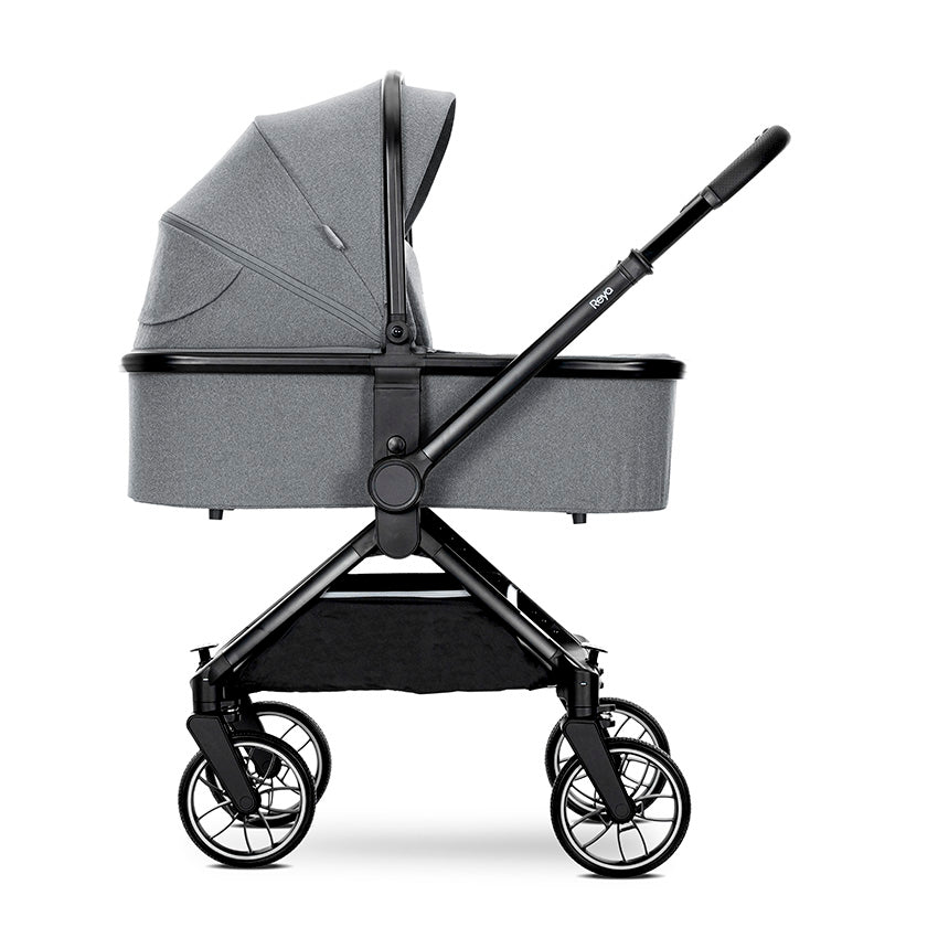 Д.количка Reya 2in1 Grey До 22 Кг Кош За Новороден Lorelli Premium