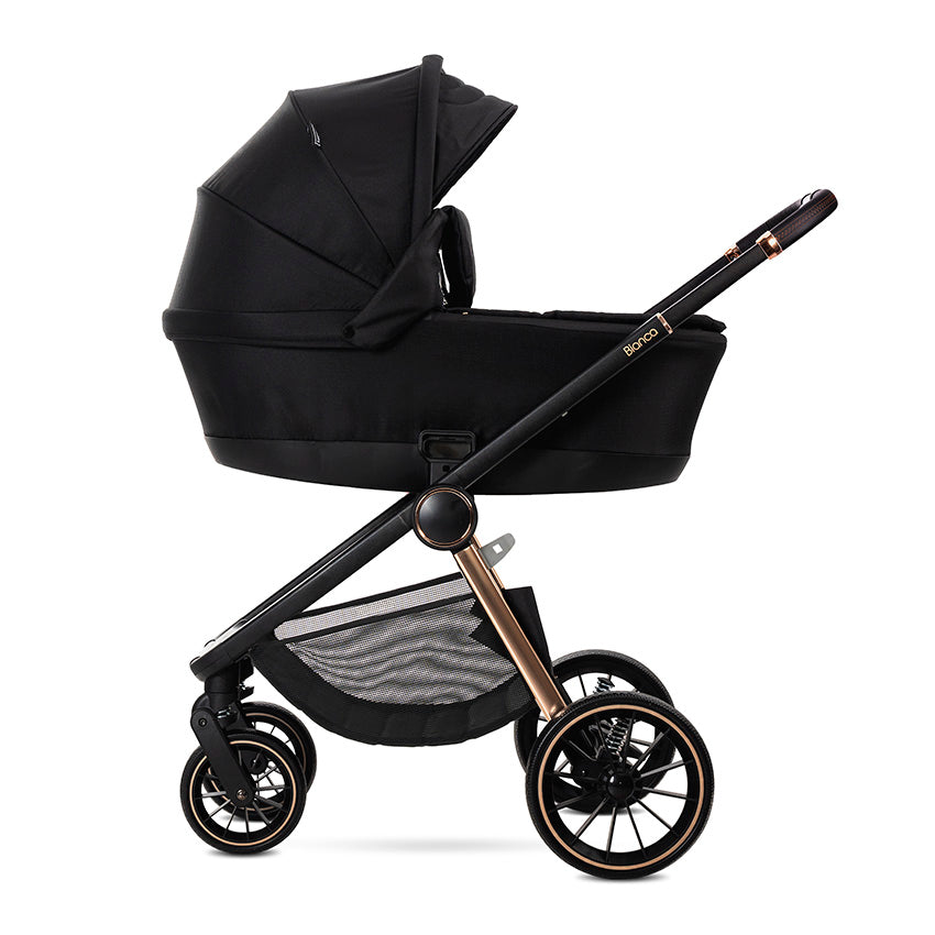 Д.Количка Bianca Black 3 В 1 До 22 С Кош За Ново