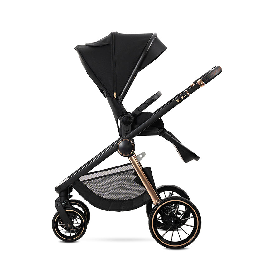 Д.Количка Bianca Black 3 В 1 До 22 С Кош За Ново