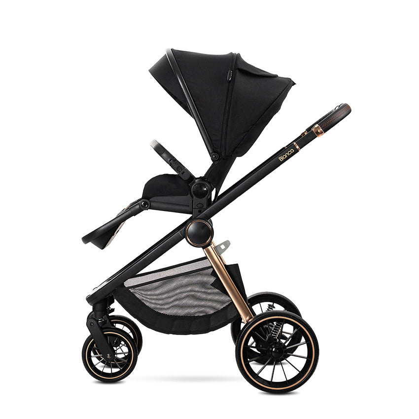 Д.Количка Bianca Black 3 В 1 До 22 С Кош За Ново