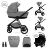 Cărucior Bianca Grey 3 în 1 până la 22" cu landou