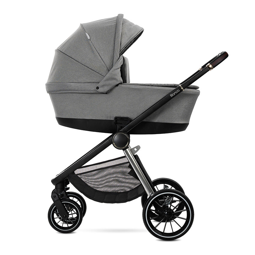 Д.Количка Bianca Grey 3 В 1 До 22 С Кош За Новор