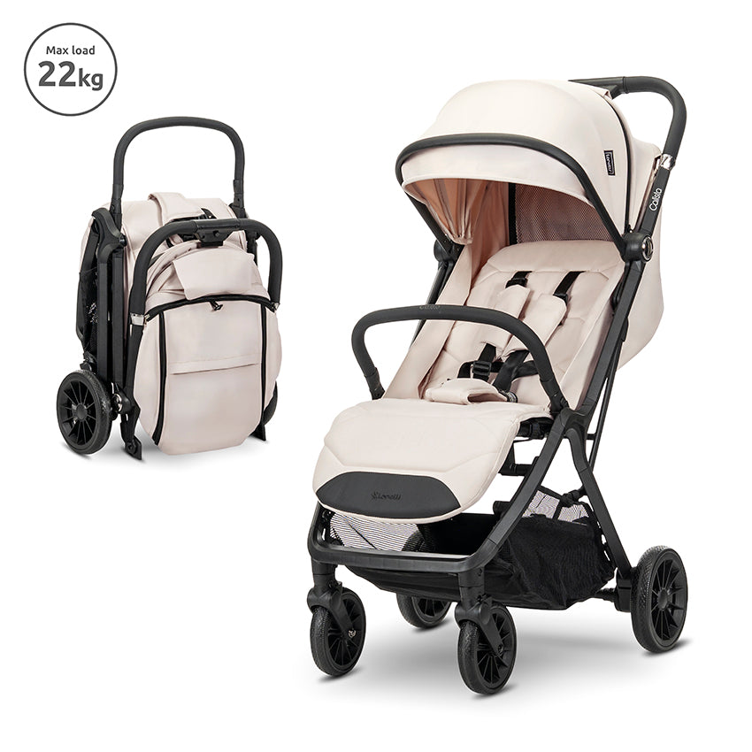 Д.количка Calista Beige До 22 Кг Автоматично Сгъва Lorelli Premium