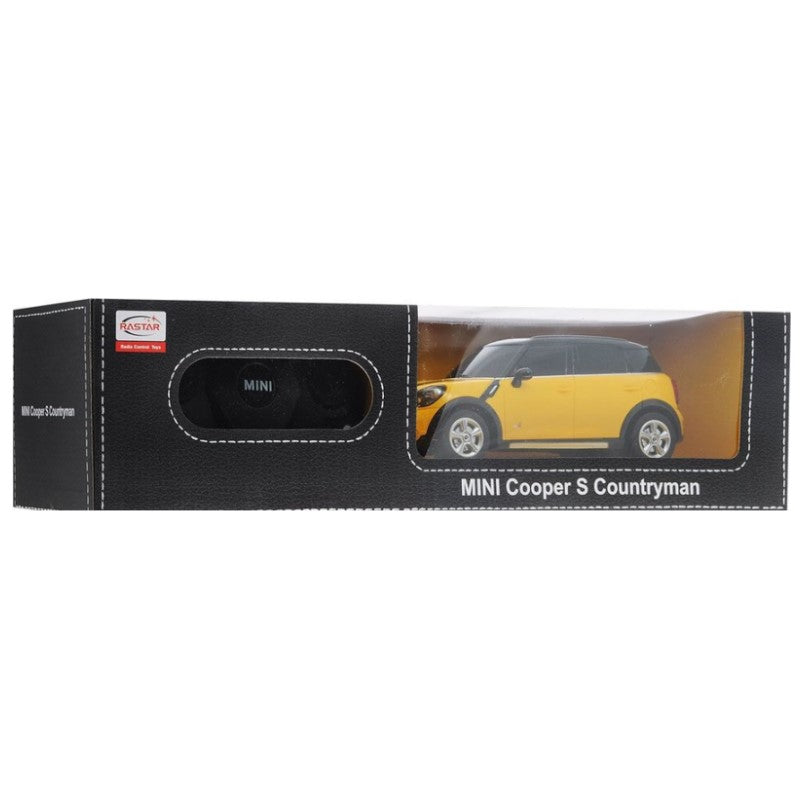 Кола Rc Mini Cooper S Countryman 1:24 Жълт Rastar