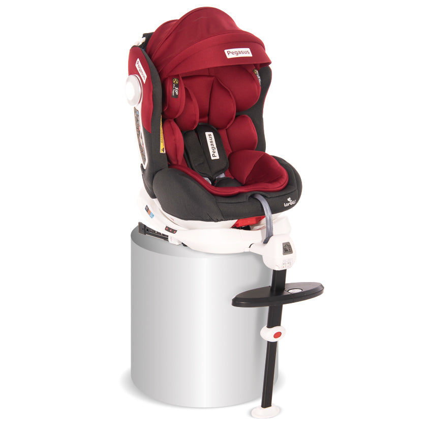 Стол За Кола Pegasus Isofix 0-36Kg Червенчерен - Група 0+/1/2/3 (0-36Кг) - Lorelli Premium - BebeMama