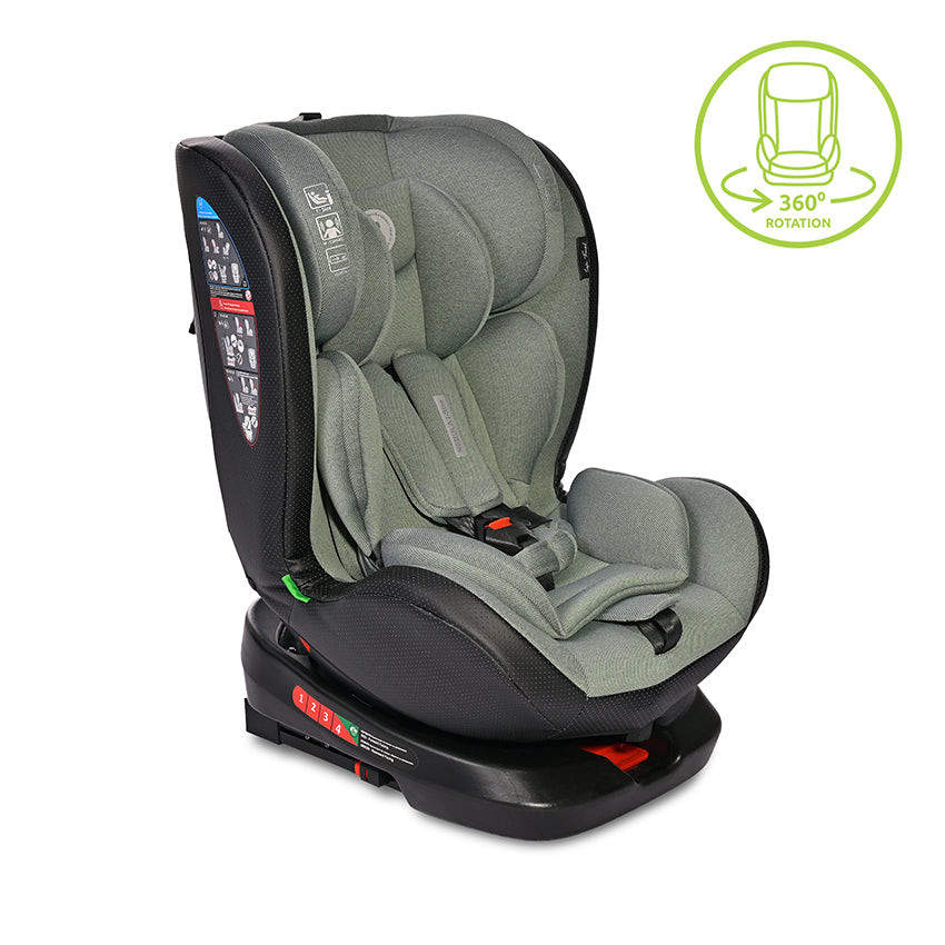 Стол За Кола Nebula Isofix 40-150 Iceberg Зелен - Група 0+/1/2/3 (0-36Кг) - Lorelli Classic - BebeMama