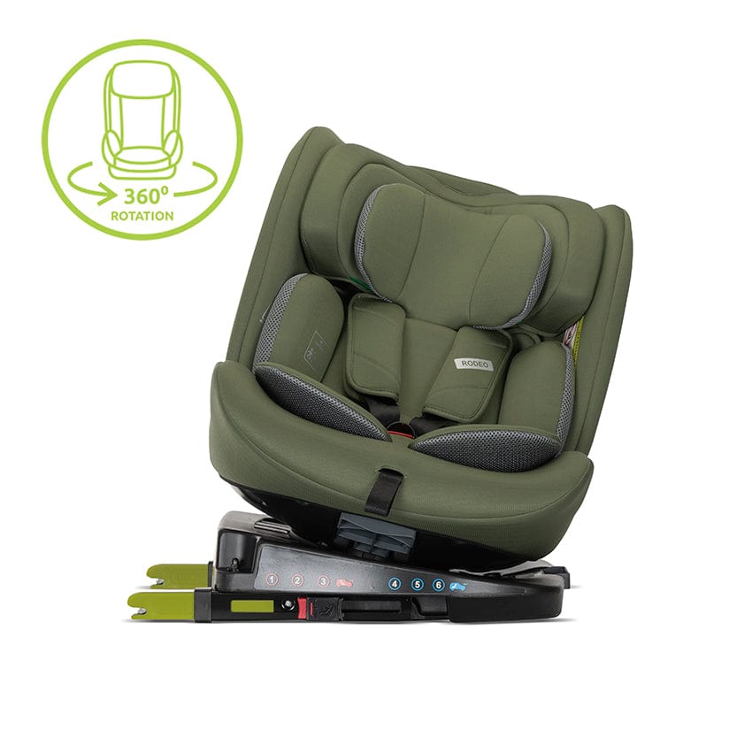 Стол За Кола Rodeo Green&Grey 40-150Cm 360, Isofix