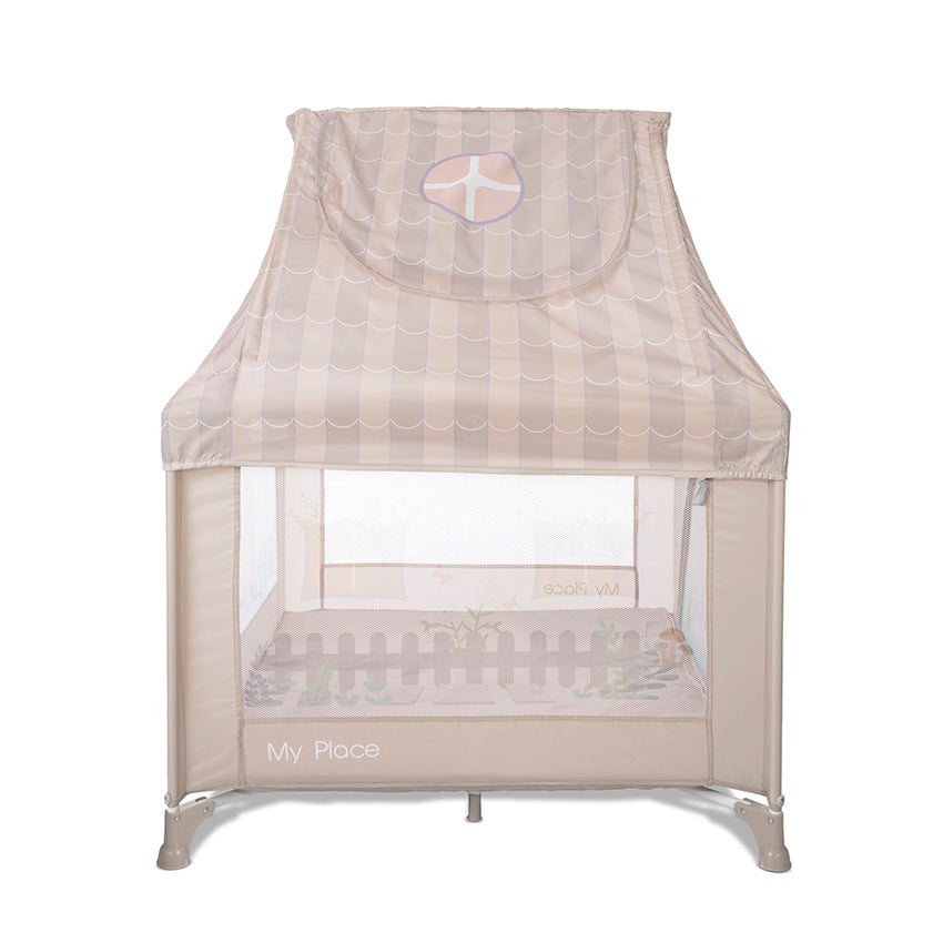 Tarc de joacă My Place cu acoperiș 100/100 bej