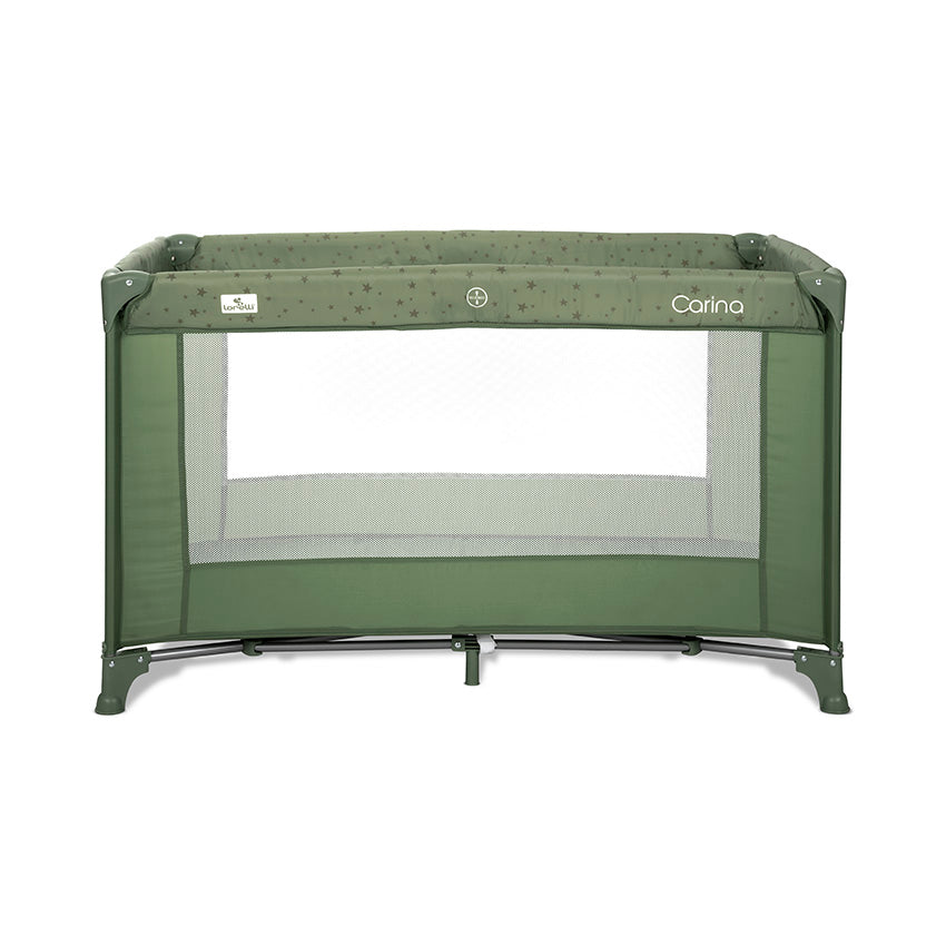 Lorelli Classic Carina 1 szintű kiságy, Oil Green Stars