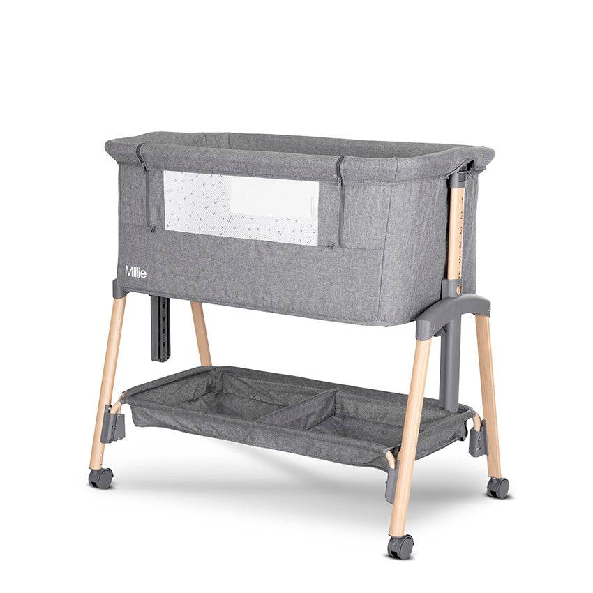 Мини Кошара Millie С Падаща Преграда Grey Wooden Lorelli Premium
