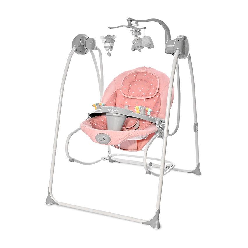 Ел. Люлка Шезлонг Tango Peach Beige Stars 2in1 Lorelli Classic