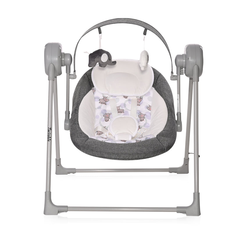 Ел.люлка Twinkle Grey Rhino Lorelli Premium