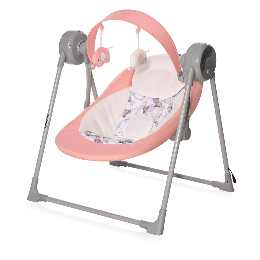 Ел.люлка Twinkle Pink Rhino Lorelli Premium