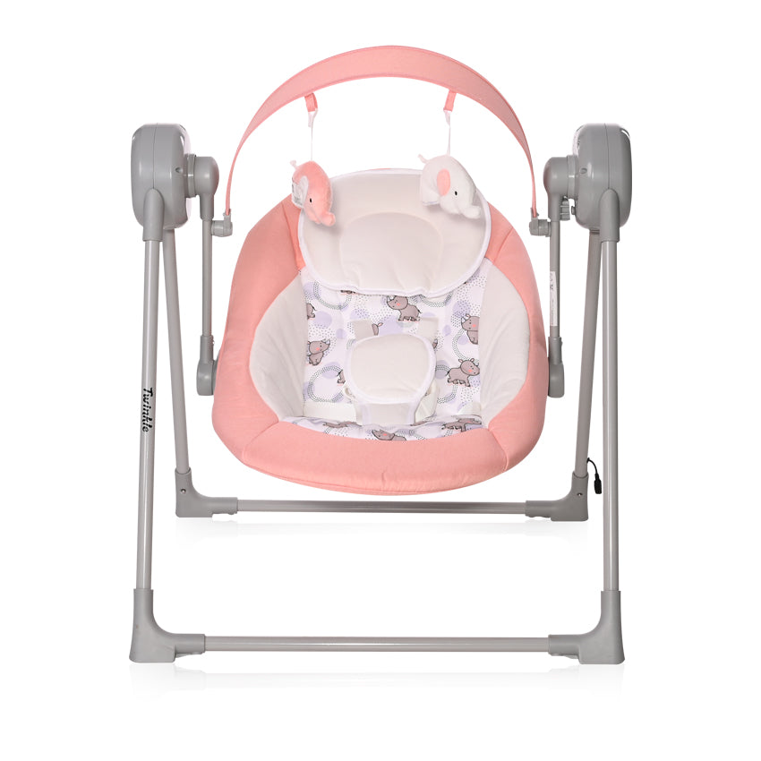 Ел.люлка Twinkle Pink Rhino Lorelli Premium
