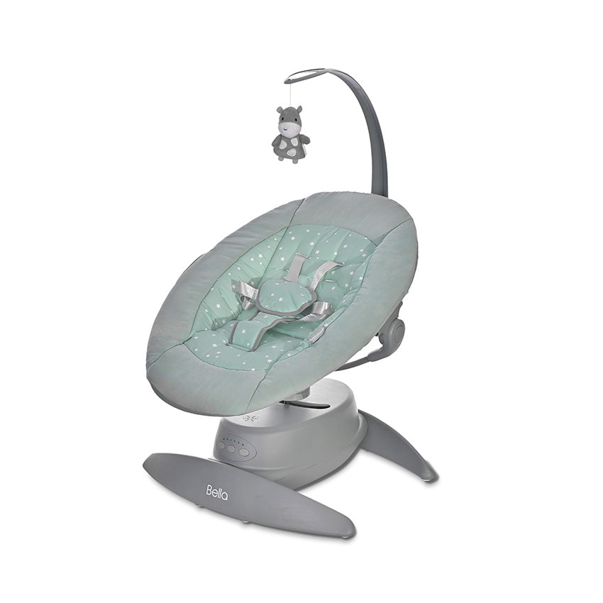 Ел.люлка Bella Frosty Green Stars Lorelli Premium