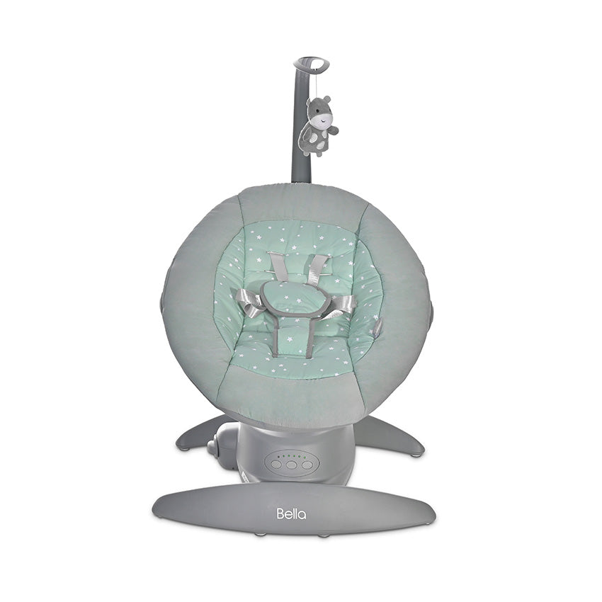 Ел.люлка Bella Frosty Green Stars Lorelli Premium