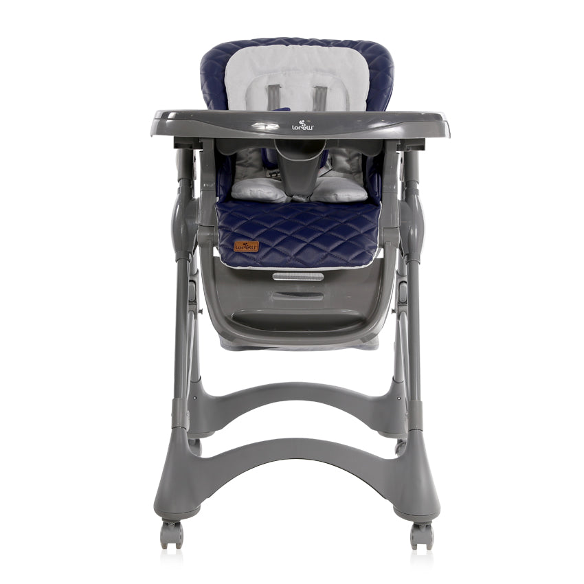 Стол За Хранене Appetito Dark Blue Еко Кожа Lorelli Premium