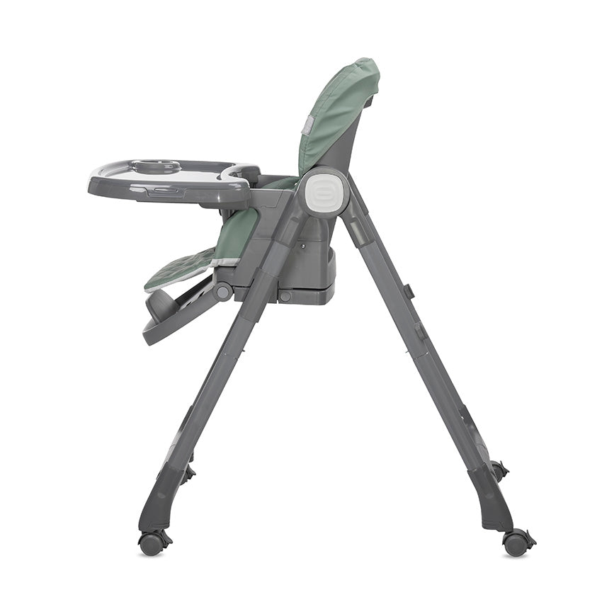 Scaun de masă din piele verde pentru bucătar 3 în 1