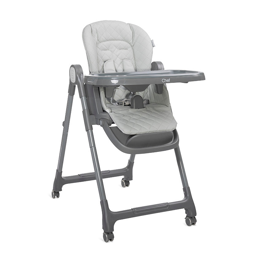 Стол За Хранене 3в1 Chef Grey Leather Lorelli Premium