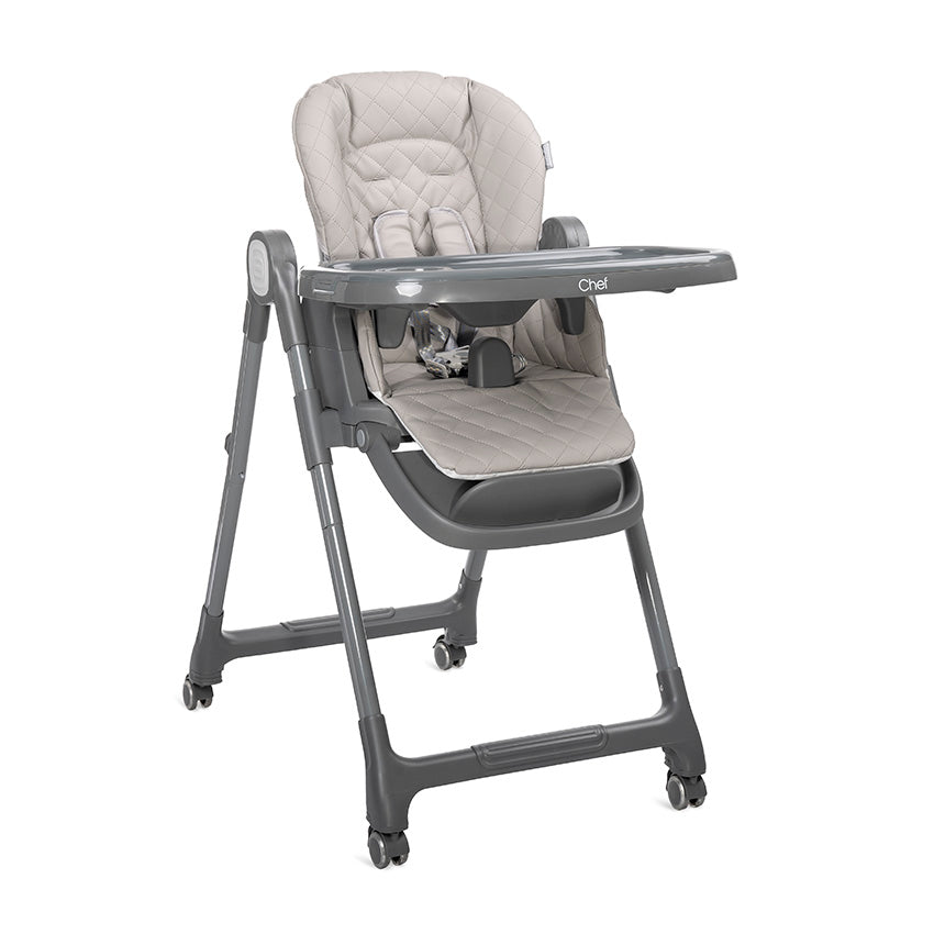 Стол За Хранене 3в1 Chef Beige Leather Lorelli Premium