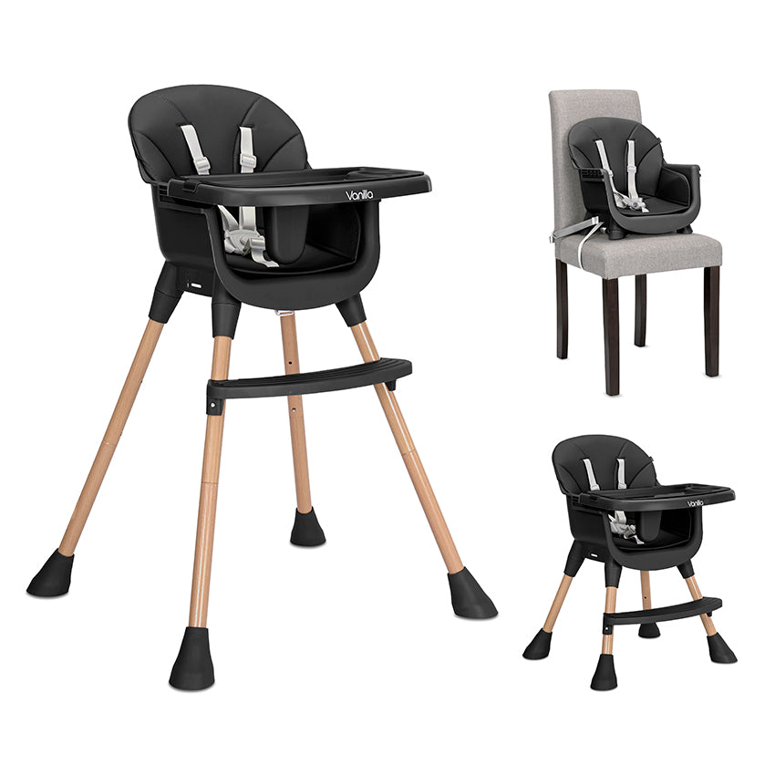 Стол За Хранене 3 В 1 Vanilla Black Lorelli Classic
