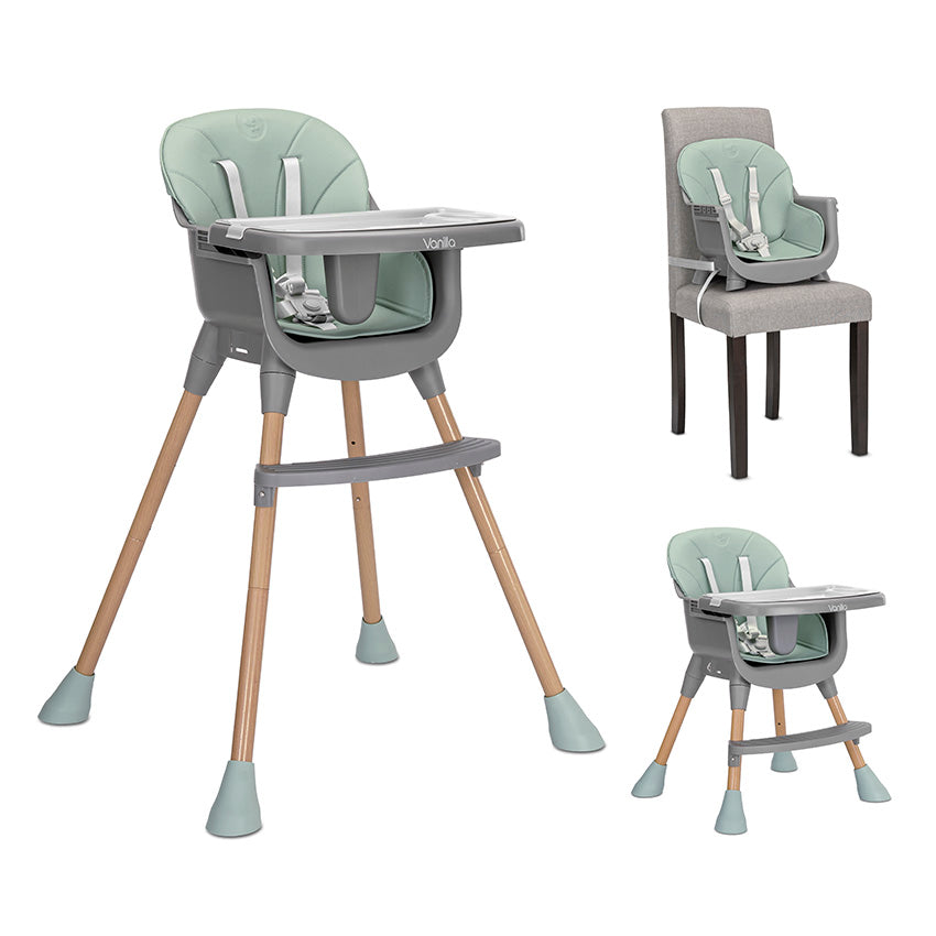 Стол За Хранене 3 В 1 Vanilla Green Lorelli Classic