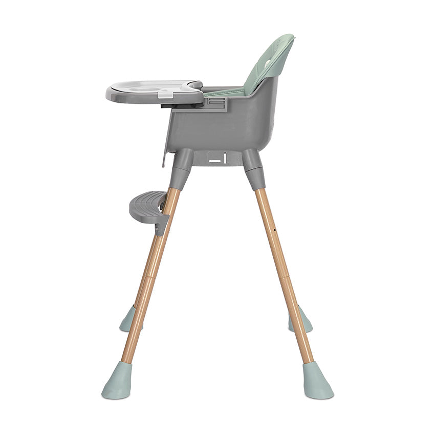 Scaun înalt 3 în 1, verde vanilie