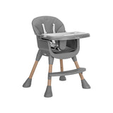 Scaun înalt 3 în 1, gri vanilie