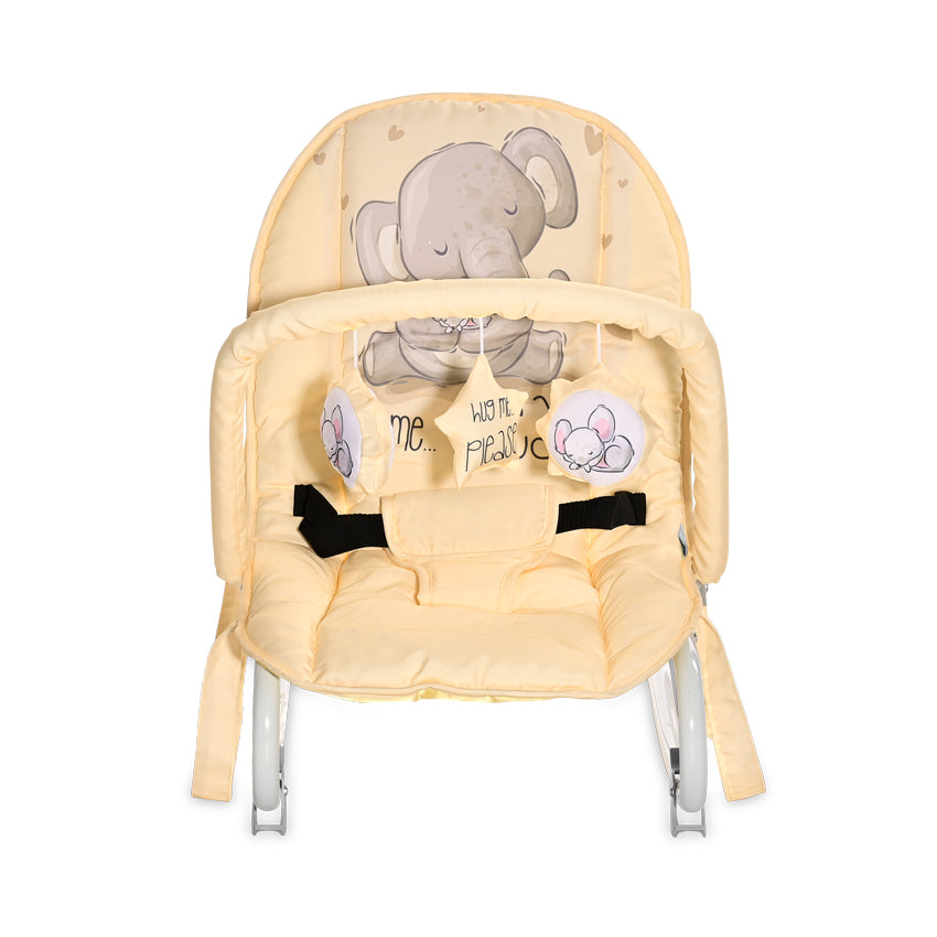 Шезлонг Eliza Yellow Cute Elephant Lorelli Classic