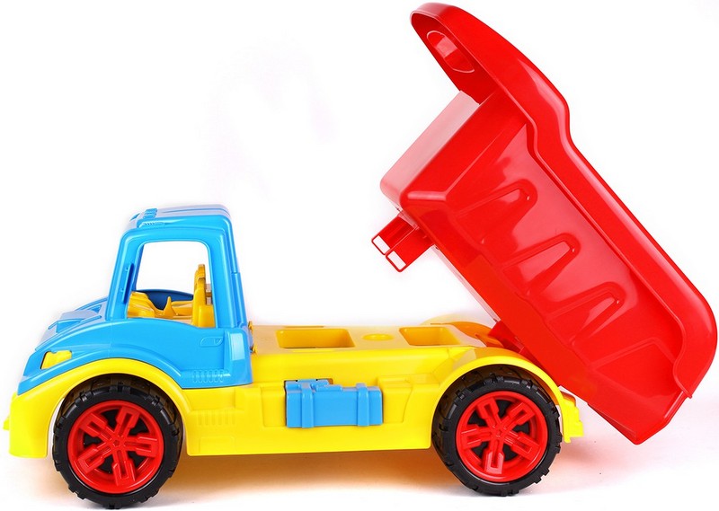 Камион Самосвал Повдигат Се Кабината И Гондолата 52Х28Х26 И Се Заключват --- BebeMama