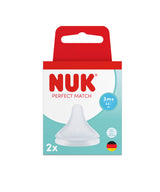 Perfect Match Биберон За Хранене Силикон M 3+, 2бр. Nuk