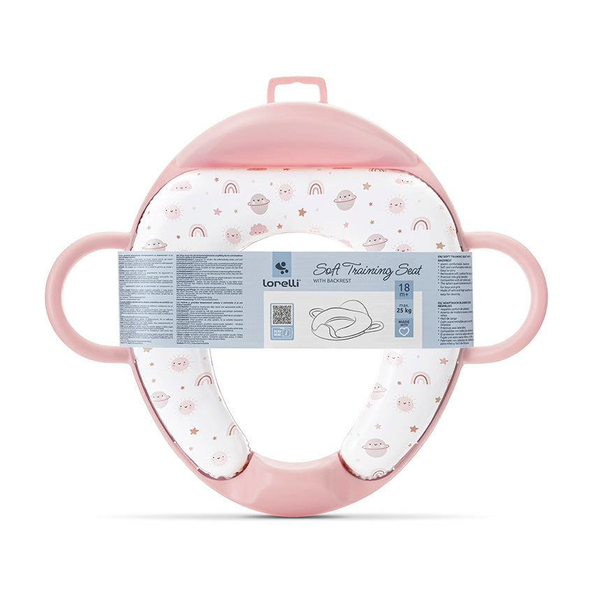 Lorelli Classic Planets Pink puha szűkítő, háttámlás