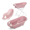 Cadă de baie 88 cm cu scurgere + termostat + duș Nordic Pink