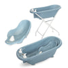 Cadă de baie 88 cm cu scurgere + termostat + duș Nordic Blue