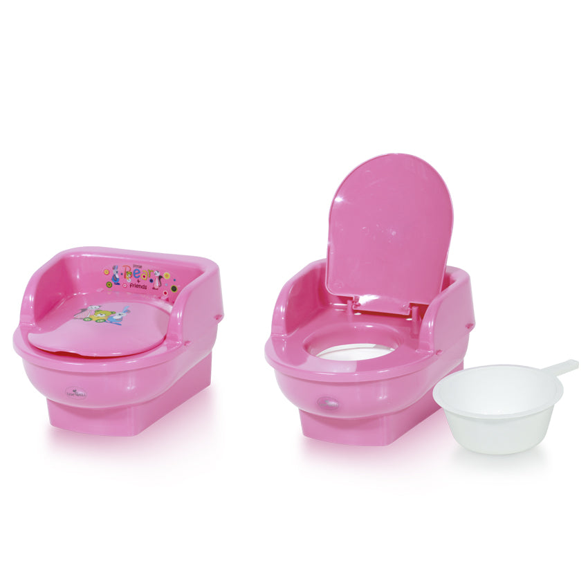 Гърне Трон Сглобено Little Bear Pink Lorelli Classic