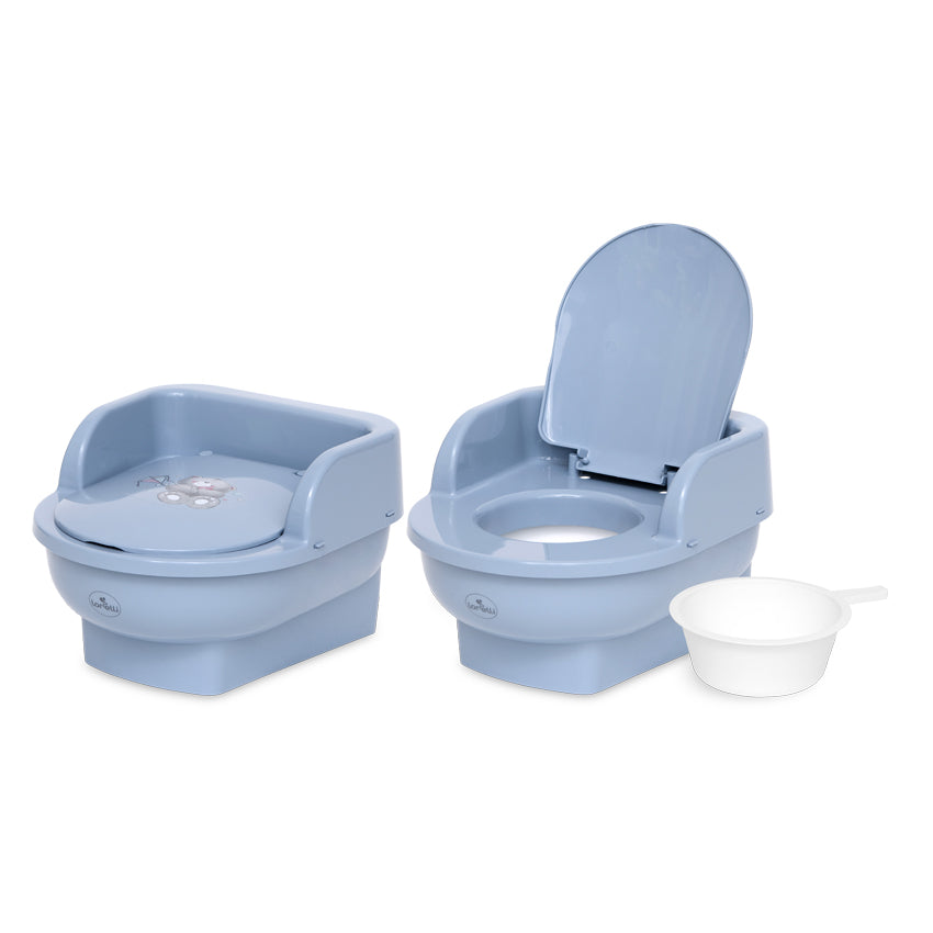 Гърне Трон Сглобено Bear Dark Blue Lorelli Classic