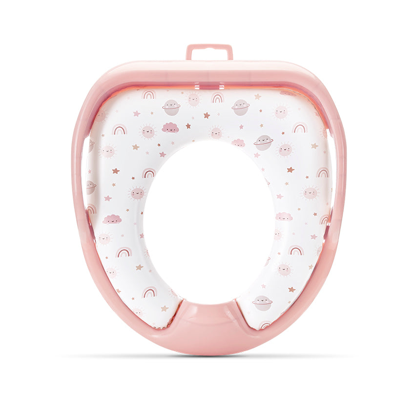 Puha WC ülőke Planets Pink Lorelli Classic