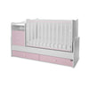 Culoare pat Trend Plus Alb/Roz Orhidee