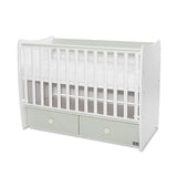 Легло Matrix New 60/120 Цвят Бяло/Milky Green