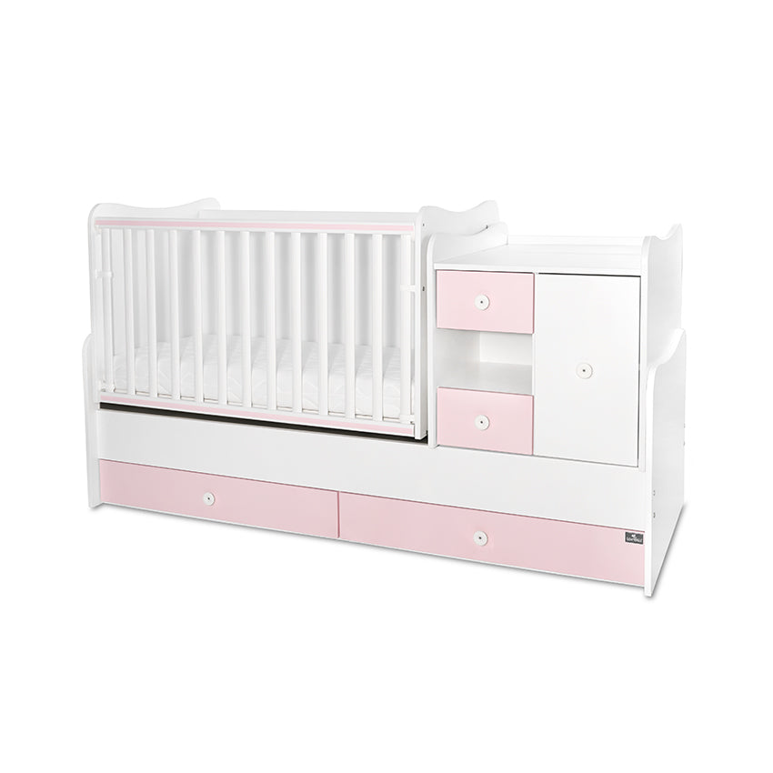 Легло Minimax New 190 72 Цвят Бяло Orchid Pink Lorelli Classic