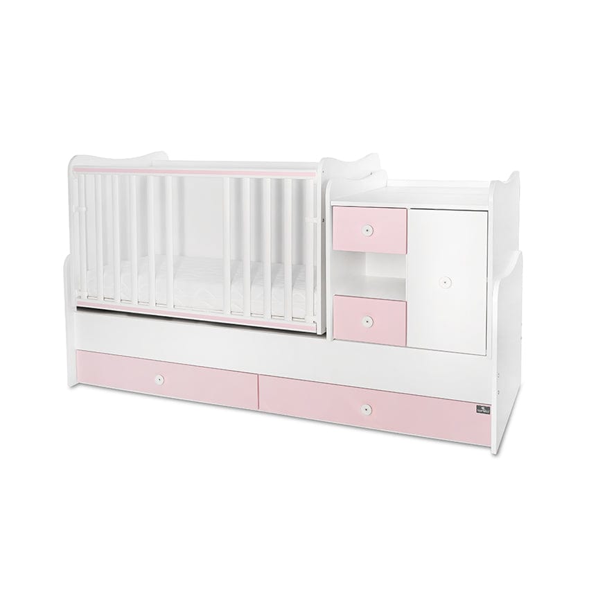 Легло Minimax New 190 72 Цвят Бяло Orchid Pink Lorelli Classic