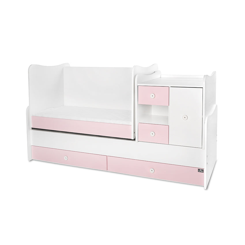 Легло Minimax New 190 72 Цвят Бяло Orchid Pink Lorelli Classic